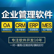ERP进销存软件定制开发仓库管理工厂生产加工CRM客户销售管理系统